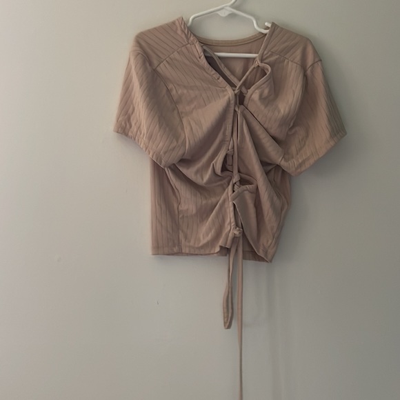 Women’s tie crop top - Picture 2 of 6